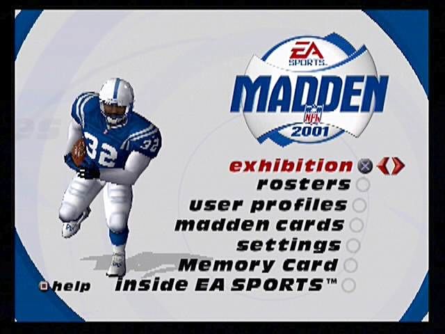 Madden 2001 screenshot 3 for Playstation 2